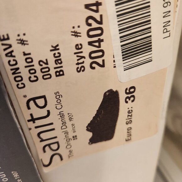 Sanita Black "Concave" Sneakers. NIB. EU 36/US 5 - Picture 3 of 12